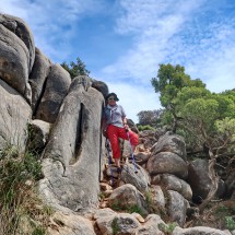 Nice rocks on the western slope of Mirador Tajo Negro